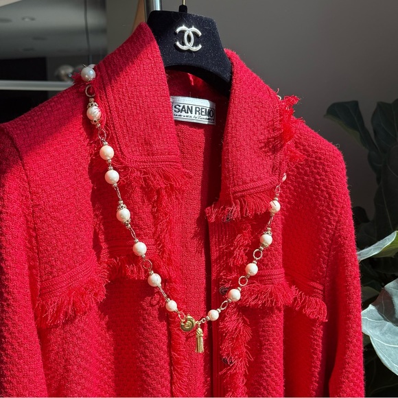 FABULOUS VINTAGE SONIA RYKIEL FAUX PEARL PARIS Chain NECKLACE - Picture 1 of 15